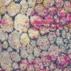 8' X 10' Pink And Ivory Coral Power Loom Area Rug