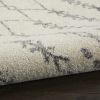 5' X 7' Gray Geometric Power Loom Area Rug