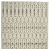 8' X 10' Gray Geometric Power Loom Area Rug