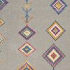 5' X 7' Gray Geometric Berber Area Rug