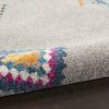 5' X 7' Gray Geometric Berber Area Rug
