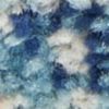 4' X 6' Blue And Orange Geometric Dhurrie Area Rug