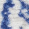 5' X 7' Blue Floral Dhurrie Area Rug