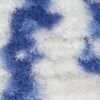 5' X 7' Blue Floral Dhurrie Area Rug