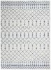 4' X 6' Ivory Geometric Berber Area Rug