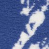5' X 7' Navy Blue Floral Dhurrie Area Rug