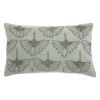 Brilliant Celadon Blue Lumbar Pillow
