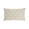 14" X 24" Beige Ombre Polyester Throw Pillow