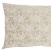 14" X 24" Beige Ombre Polyester Throw Pillow