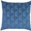 22" Navy Throw Pillow