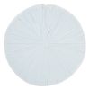 16" Periwinkle Tufted Round Throw Pillow