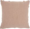 Boho Chic Blush Textured Lines Throw Pillow