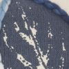 Floral Handcrafted Navy Accent Throw Pillow