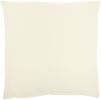 16" Ivory Cotton Throw Pillow