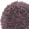 Heart Shaped Lavendar Shag Accent Pillow