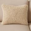 14" X 20" Beige Throw Pillow