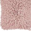 20" Pale Pink Soft Nubby Shag Throw Pillow