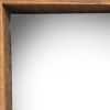 10" X 10" Rustic Farmhouse Dark Gray Wood Shadow Box