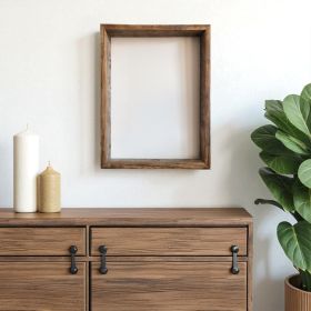 Rustic Gray Wood Shadow Box Frame