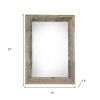 Rustic Farmhouse Dark Gray Wood Frame