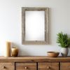 Rustic Farmhouse Dark Gray Wood Frame