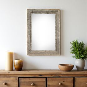 Rustic Farmhouse Dark Gray Wood Frame