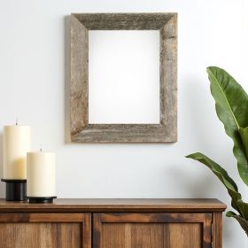 Rustic Farmhouse Gray Wood Frame