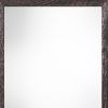 12" X 24" Rustic Farmhouse Rustic Black Wood Frame