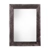 12" X 24" Rustic Farmhouse Rustic Black Wood Frame