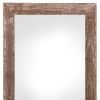 12" X 24" Rustic Farmhouse Espresso Wood Frame
