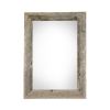 12" X 24" Rustic Farmhouse Gray Wood Frame