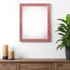 13ï¿½ï¿½ï¿½ X 19ï¿½ï¿½ï¿½ Rustic Farmhouse Red Wood Frame