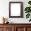 14" X 18" Rustic Farmhouse Rustic Black Wood Frame