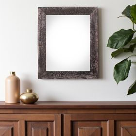 14" X 18" Rustic Farmhouse Rustic Black Wood Frame