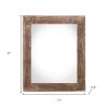 14" X 18" Rustic Farmhouse Espresso Wood Frame