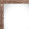 18" X 24" Rustic Farmhouse Espresso Wood Frame