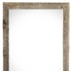 20" X 24" Rustic Farmhouse Espresso Brown Wood Frame