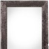 20" X 28" Rustic Farmhouse Rustic Black Wood Frame