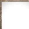 20" X 28" Rustic Farmhouse Weathered Gray Wood Frame