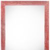 20" X 28" Rustic Farmhouse Red Wood Frame