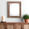 20" X 30" Rustic Farmhouse Espresso Wood Frame