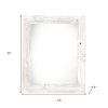 20" X 30" Rustic Farmhouse White Wash Wood Frame