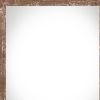 24" X 30" Rustic Farmhouse Brown Wood Frame