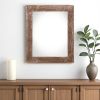 24" X 36" Rustic Farmhouse Espresso Wood Frame