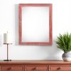 24" X 36" Rustic Farmhouse Red Wood Frame