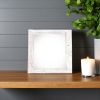 4" X 4" Rustic Farmhouse White Wash Wood Frame
