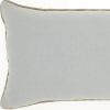 Periwinkle Embellished Lumbar Pillow