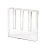 7" Clear Crystal Clear Square Table Vase