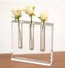 7" Clear Crystal Clear Square Table Vase