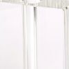 6" Clear Crystal Glass Square Table Vase